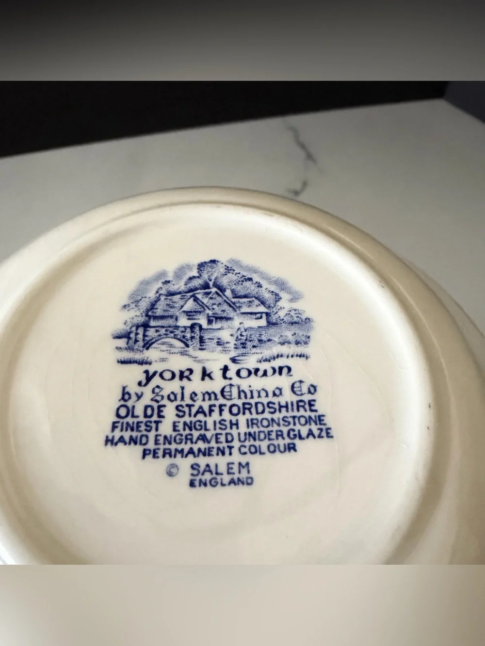 SET of 2 Finlandia Dessert Berry Bowls - Old Staffordshire Salem